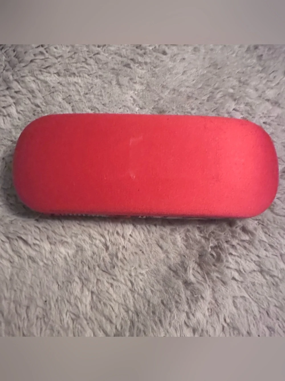 Francis Klein Paris Hard Eyeglass Case Retro Pinup Rockabilly Women Red